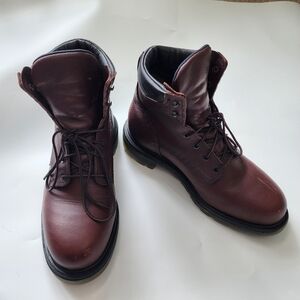 Red Wing ASTM F2892 18 Soft Toe Ankle Height Super Sole Boot Size 8 1/2 EE